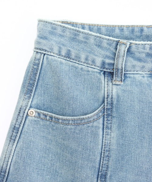 ANAP(アナップ)の「レイヤード風 デニムパンツ(デニムパンツ・レディース・ブルー/ブラック・M/S)」の21枚目の写真