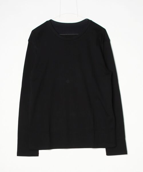 1 piu 1 uguale 3(ウノピゥウノウグァーレトレ)の「L/S CREW-NECK(Tシャツ/カットソー・メンズ・ブラック/グレー/キナリ/ホワイト・LARGE)」の6枚目の写真