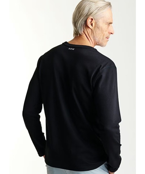 1 piu 1 uguale 3(ウノピゥウノウグァーレトレ)の「L/S CREW-NECK(Tシャツ/カットソー・メンズ・ブラック/グレー/キナリ/ホワイト・LARGE)」の18枚目の写真