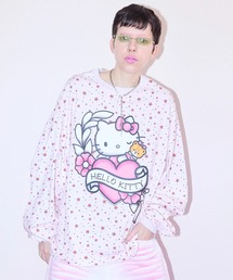 littlesunnybite/リトルサニーバイト/hello kitty x little sunny bite star print long tee