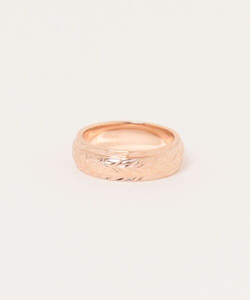 IRIEBEACH(アイリービーチ)の「double maile ring/【ハワイアンジュエリー】【サージカルステンレス】【金属アレルギー対応】【IRIEBEACH / アイリービーチ】つけっぱなしOK(リング・レディース・ゴールド/ピンク/シルバー・7号/9号/13号/15号/19号/21号/11号/17号)」の10枚目の写真