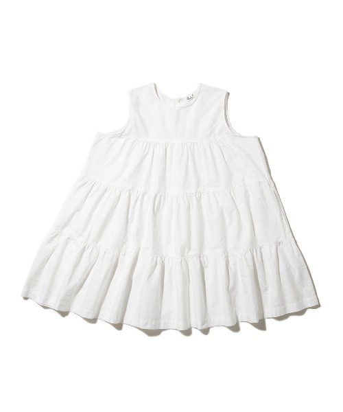 GYMPHLEX(ジムフレックス)の「Gymphlex Tiered tunic(ジムフレックス ティアードチュニック)(チュニック・レディース・ブラック/ホワイト系・X-LARGE)」の1枚目の写真