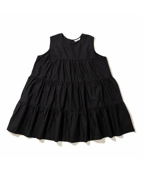 GYMPHLEX(ジムフレックス)の「Gymphlex Tiered tunic(ジムフレックス ティアードチュニック)(チュニック・レディース・ブラック/ホワイト系・X-LARGE)」の2枚目の写真