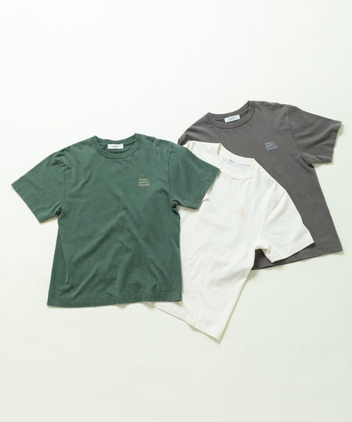 PAR ICI(パーリッシィ)の「日曜日はアイスの日 プリントTシャツ(Tシャツ/カットソー・レディース・グリーン/チャコールグレー/アイボリー・FREE)」の9枚目の写真