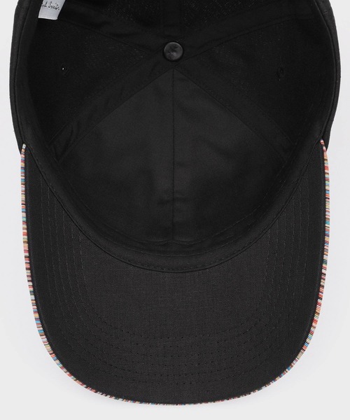 Paul Smith（ポールスミス）の「"Signature Trim" キャップ / 165621 SCAP1（ハット・レディース・ベージュ/ブラック・FREE）」の3枚目の写真