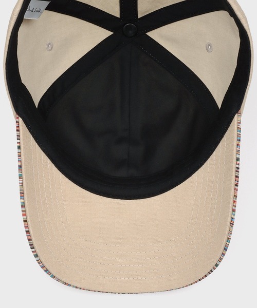 Paul Smith（ポールスミス）の「"Signature Trim" キャップ / 165621 SCAP1（ハット・レディース・ベージュ/ブラック・FREE）」の7枚目の写真