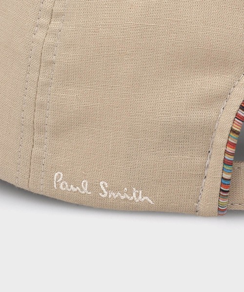 Paul Smith（ポールスミス）の「"Signature Trim" キャップ / 165621 SCAP1（ハット・レディース・ベージュ/ブラック・FREE）」の8枚目の写真