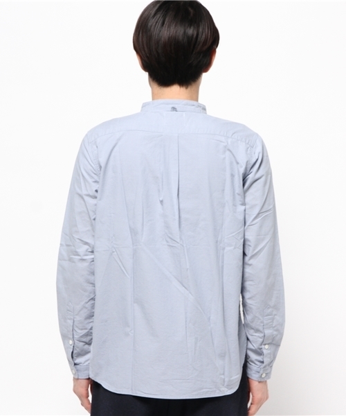 OUTLET（アウトレット）の「【Discoat Parisien】シャンブレーバンドカラーSH（シャツ/ブラウス・メンズ・サックスブルー・LARGE/MEDIUM）」の3枚目の写真