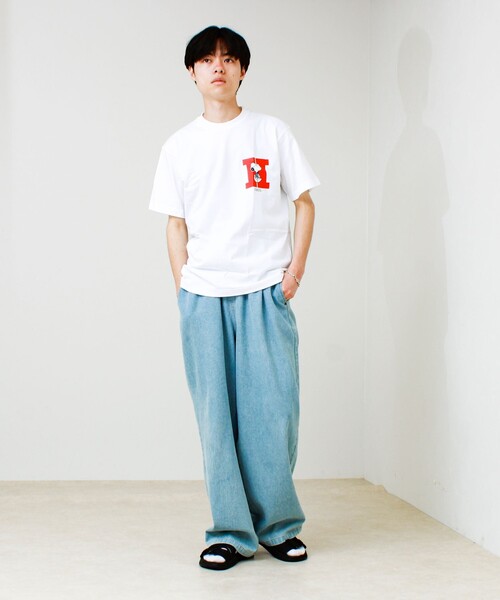 HANES(ヘインズ)の「PEANUTS×BEEFY-T クルーネックTシャツ(Tシャツ/カットソー・メンズ・ブラック系その他2/ブラック系その他/ホワイト系その他2/ホワイト系その他3・M/L)」の15枚目の写真
