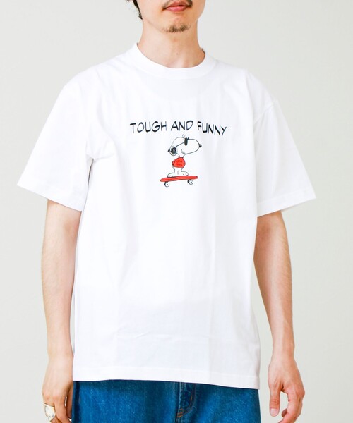 HANES(ヘインズ)の「PEANUTS×BEEFY-T クルーネックTシャツ(Tシャツ/カットソー・メンズ・ブラック系その他2/ブラック系その他/ホワイト系その他2/ホワイト系その他3・M/L)」の20枚目の写真