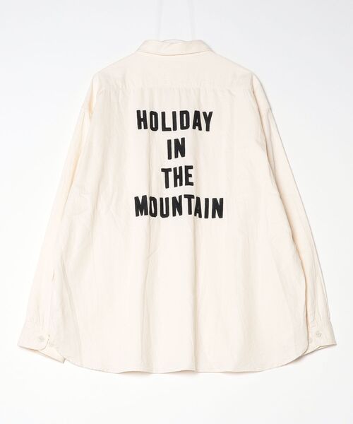 fridge（フリッジ）の「【MOUNTAIN RESEARCH】マウンテンリサーチ H.I.T.M. Shirt（Tシャツ/カットソー・メンズ・オフホワイト・X-LARGE）」の2枚目の写真