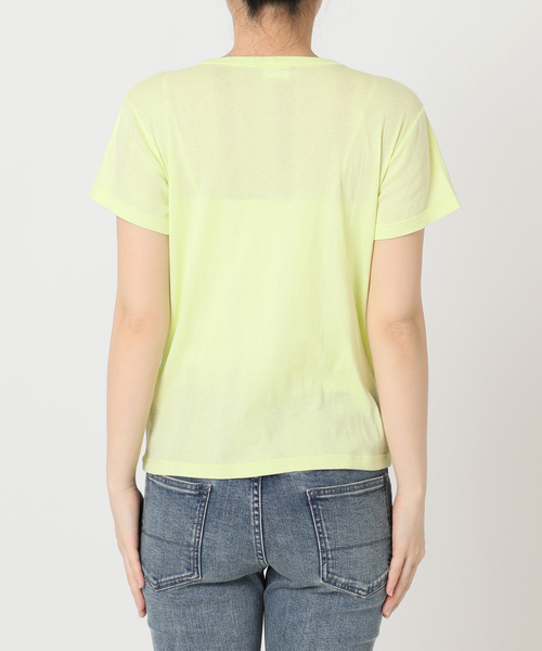 MILLER(ミラー)の「【MILLER/ミラー】 Light prib hs Tシャツ(Tシャツ/カットソー・レディース・ブラック/ライトグリーン/イエロー/ホワイト/スカイブルー/ネイビー・FREE)」の12枚目の写真