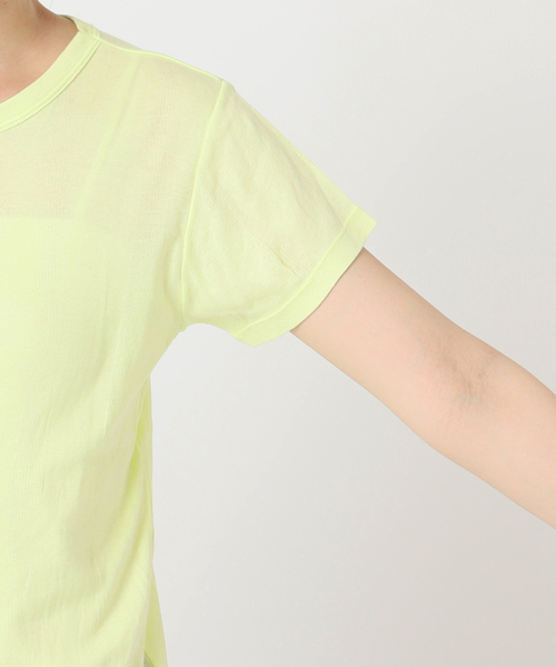 MILLER(ミラー)の「【MILLER/ミラー】 Light prib hs Tシャツ(Tシャツ/カットソー・レディース・ブラック/ライトグリーン/イエロー/ホワイト/スカイブルー/ネイビー・FREE)」の13枚目の写真