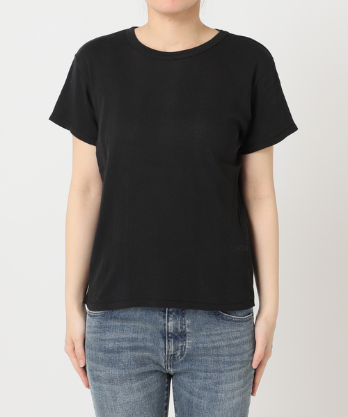 MILLER(ミラー)の「【MILLER/ミラー】 Light prib hs Tシャツ(Tシャツ/カットソー・レディース・ブラック/ライトグリーン/イエロー/ホワイト/スカイブルー/ネイビー・FREE)」の8枚目の写真