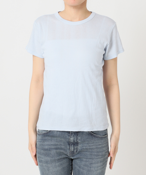 MILLER(ミラー)の「【MILLER/ミラー】 Light prib hs Tシャツ(Tシャツ/カットソー・レディース・ブラック/ライトグリーン/イエロー/ホワイト/スカイブルー/ネイビー・FREE)」の22枚目の写真