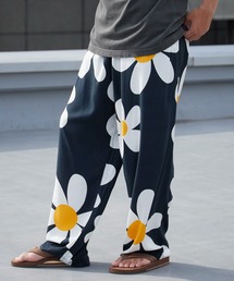 DAN RIVER（ダンリバー ）の「DAN RIVER/ダンリバー 2PARTS WIDE PANT ワイドパンツ イージーパンツ 花柄 フラワープリント 柄パンツ メンズ レディース  夏服 2026年 夏 夏服 秋服（スラックス）」