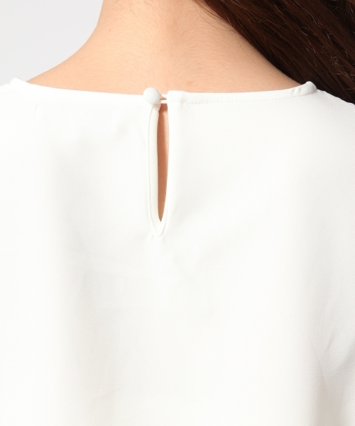 GLOBAL WORK（グローバルワーク）の「レースフレアスリーブ7分袖/708796（シャツ/ブラウス・レディース・ホワイト/オフホワイト/ネイビー/ライトベージュ・SMALL/MEDIUM/LARGE）」の8枚目の写真