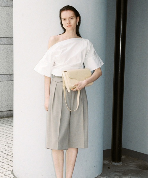 ADAM ET ROPE'(アダムエロペ)の「【PFT】Flap Shoulder Bag(ショルダーバッグ・レディース・ベージュ・FREE)」の19枚目の写真