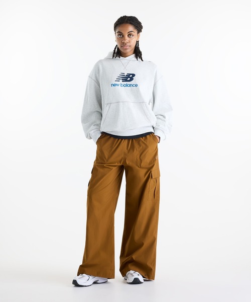 NEW BALANCE(ニューバランス)の「ウーブンカーゴパンツ(カーゴパンツ・レディース・カーキブラウン・SMALL/X-LARGE/LARGE/MEDIUM)」の5枚目の写真