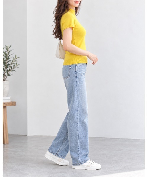 FAZVY(ファズビー)の「ハーフネックニットT(Tシャツ/カットソー・レディース・ブラック/ホワイト・FREE)」の22枚目の写真