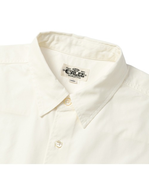 CALEE（キャリー）の「C/N PLAIN S/S SH＜EXCLUSIVE＞（シャツ/ブラウス・メンズ・ホワイト・MEDIUM/LARGE/X-LARGE）」の5枚目の写真