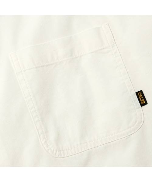 CALEE（キャリー）の「C/N PLAIN S/S SH＜EXCLUSIVE＞（シャツ/ブラウス・メンズ・ホワイト・MEDIUM/LARGE/X-LARGE）」の3枚目の写真