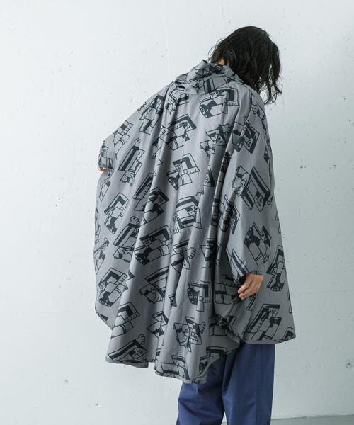 LOTTO（ロット）の「LOTTO　K.TERADA  RAIN PONCHO（ポンチョ・メンズ・グレー/ネイビー・FREE）」の5枚目の写真