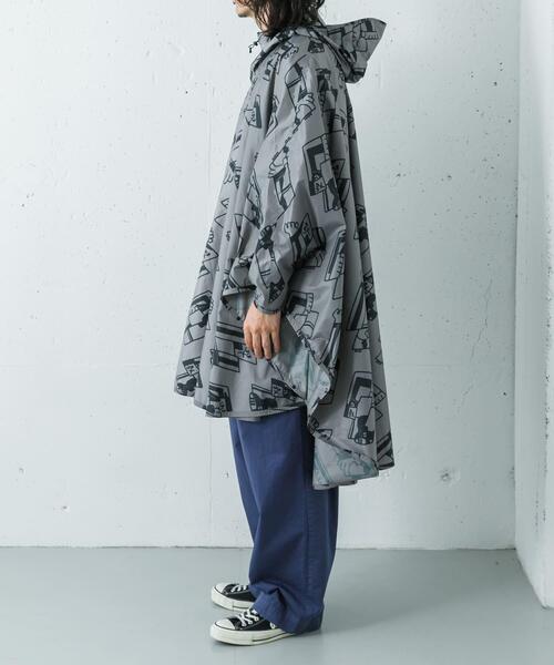 LOTTO（ロット）の「LOTTO　K.TERADA  RAIN PONCHO（ポンチョ・メンズ・グレー/ネイビー・FREE）」の9枚目の写真