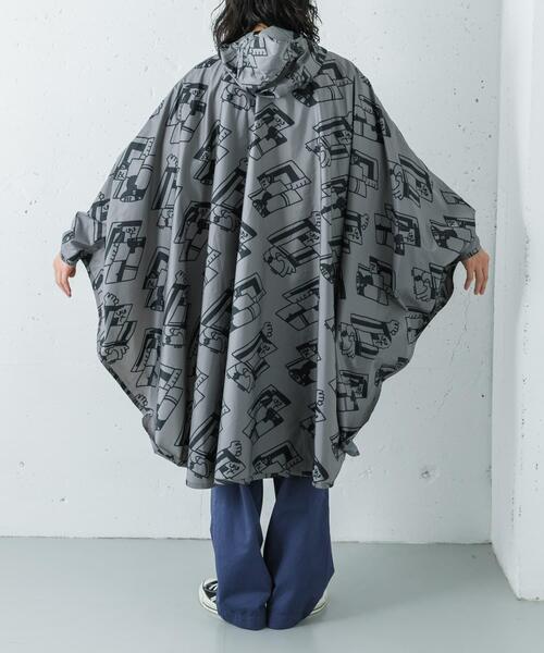 LOTTO（ロット）の「LOTTO　K.TERADA  RAIN PONCHO（ポンチョ・メンズ・グレー/ネイビー・FREE）」の10枚目の写真