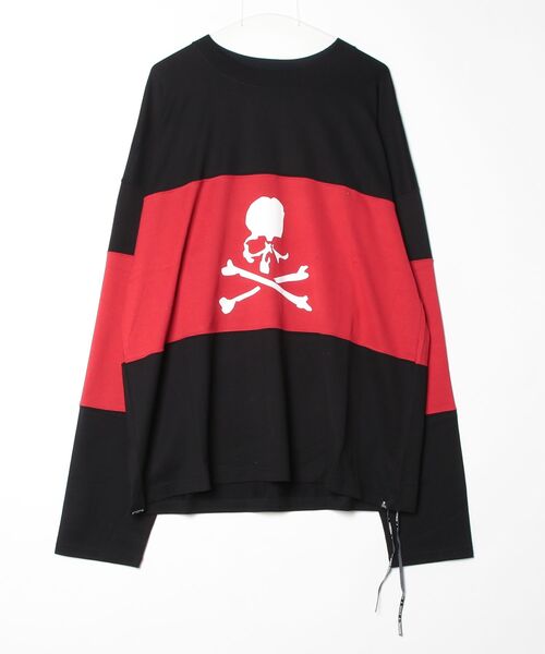 mastermind JAPAN(マスターマインド)の「BOXY HORIZONTAL BLOCK LS TEE(Tシャツ/カットソー・メンズ・ブラック系その他3/ブラック系その他/ブラック系その他2・XL)」の3枚目の写真