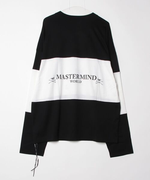 mastermind JAPAN(マスターマインド)の「BOXY HORIZONTAL BLOCK LS TEE(Tシャツ/カットソー・メンズ・ブラック系その他3/ブラック系その他/ブラック系その他2・XL)」の4枚目の写真