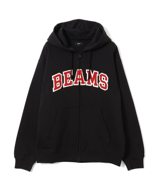 BEAMS(ビームス)の「BEAMS ロゴ ベーシック フルジップフーディ(スウェット・メンズ・アッシュグレー/ブラック系その他4/ネイビー・XX-LARGE/X-LARGE/LARGE/MEDIUM/SMALL)」の6枚目の写真