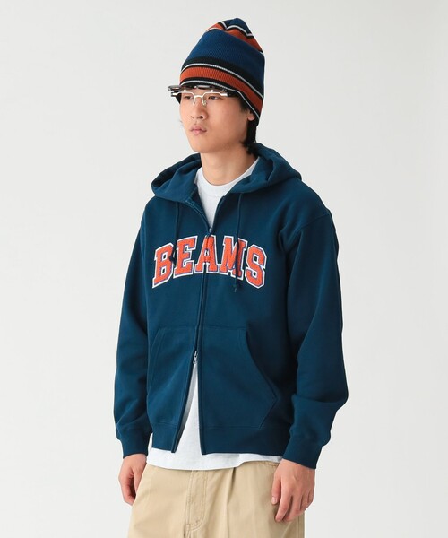 BEAMS(ビームス)の「BEAMS ロゴ ベーシック フルジップフーディ(スウェット・メンズ・アッシュグレー/ブラック系その他4/ネイビー・XX-LARGE/X-LARGE/LARGE/MEDIUM/SMALL)」の20枚目の写真
