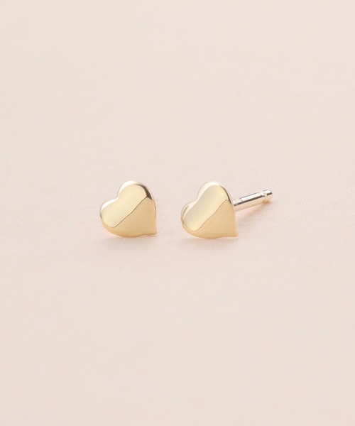 K10 モダンハートピアス（ピアス（両耳用））｜EMUNE（エミュネ）の