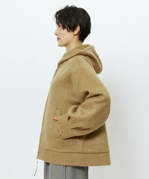 feerique(フィーリック)の「feerique モヘアシャギーフードブルゾン(ブルゾン・レディース・キャメル・2)」の22枚目の写真