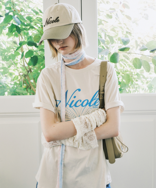NICK&NICOLE（ニックアンドニコール）の「CRYSTAL POUND LEATHER BAG_BUTTER（ショルダーバッグ・レディース・その他・FREE）」の2枚目の写真