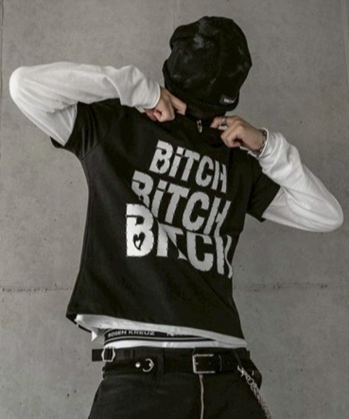 ROARINGRAD(ロアリングラド)の「【roaringrad】Crystal Stud T-Shirt / 【ロアリングラド】クリスタルスタッズグラフィックTシャツ(Tシャツ/カットソー・メンズ・ブラック/ホワイト・M/L)」の2枚目の写真