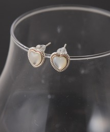 COLLAGE GALLARDAGALANTE | ハートシェルピアス/Sivelle.(ピアス(両耳用))