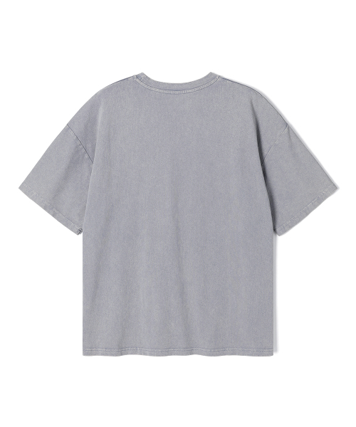 ADHOC(アドホック)の「女性パームツリーアートワークピグメント半袖Tシャツ (3 COLOR) (HC4STC1)(Tシャツ/カットソー・レディース・ライトグレー/ブラック/ピンク・FREE)」の5枚目の写真