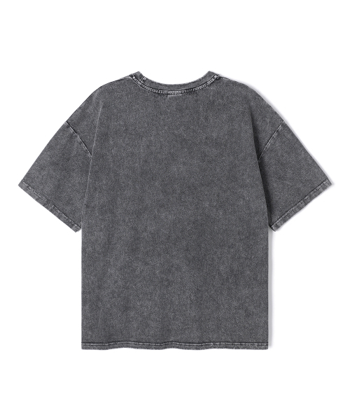 ADHOC(アドホック)の「女性パームツリーアートワークピグメント半袖Tシャツ (3 COLOR) (HC4STC1)(Tシャツ/カットソー・レディース・ライトグレー/ブラック/ピンク・FREE)」の7枚目の写真