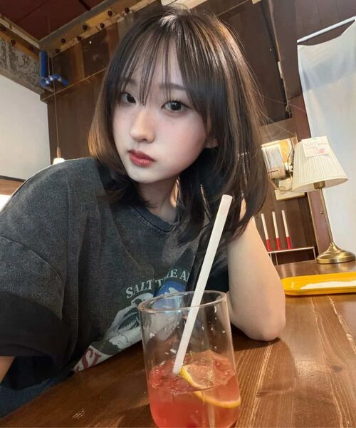 ADHOC(アドホック)の「女性パームツリーアートワークピグメント半袖Tシャツ (3 COLOR) (HC4STC1)(Tシャツ/カットソー・レディース・ライトグレー/ブラック/ピンク・FREE)」の12枚目の写真