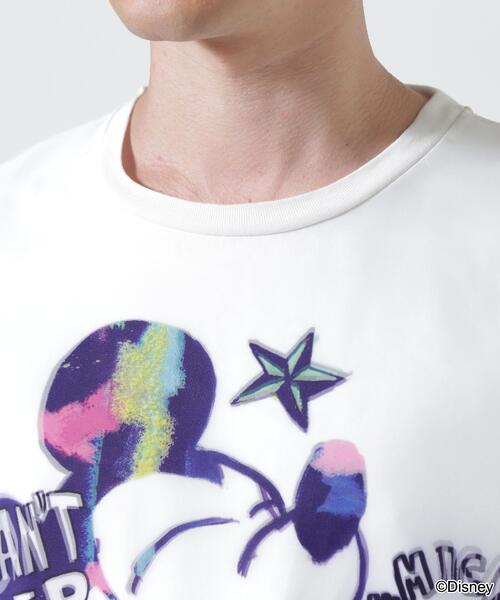 TRIPPY ART（トリッピーアート）の「TRIPPY ART（トリッピーアート） RAINBOW MICKEY 3D TEE / レインボーミッキー3D Tシャツ（Tシャツ/カットソー・メンズ・ホワイト・S/L/M）」の7枚目の写真