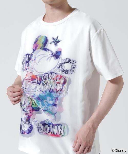 TRIPPY ART（トリッピーアート）の「TRIPPY ART（トリッピーアート） RAINBOW MICKEY 3D TEE / レインボーミッキー3D Tシャツ（Tシャツ/カットソー・メンズ・ホワイト・S/L/M）」の11枚目の写真