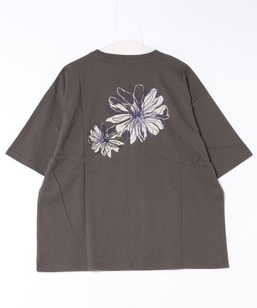 ARCHIVER(アーカイバ)の「/ATELANE/16/1 OE天竺 刺繍Tee(Tシャツ/カットソー・メンズ・チャコールグレー/ホワイト系その他・LARGE)」の3枚目の写真