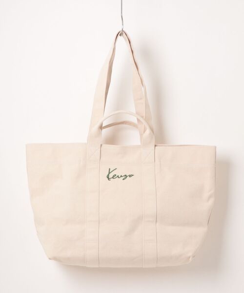 KENZO(ケンゾー)の「KENZOWILDFLOWERLARGETOTEBAG(メッセンジャーバッグ・メンズ・ベージュ系その他・ONE SIZE)」の2枚目の写真