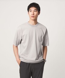 ニットライク カノコ クルーネック 半袖 Tシャツ
