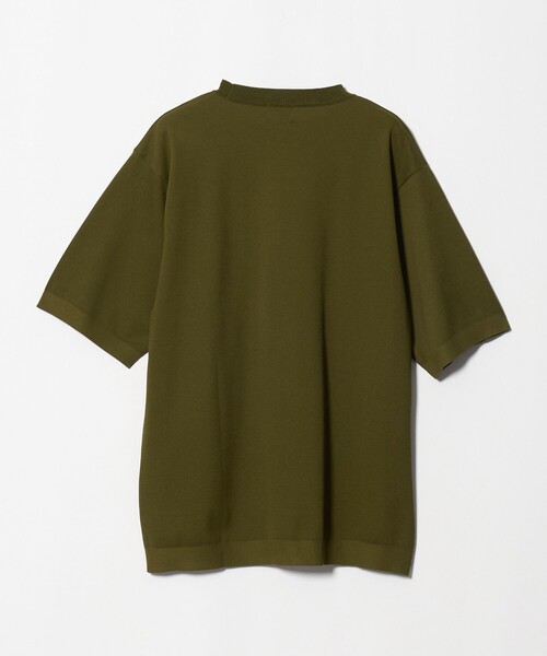 green label relaxing(グリーンレーベルリラクシング)の「ニットライク カノコ クルーネック 半袖 Tシャツ(Tシャツ/カットソー・メンズ・ライトグレー/オリーブ/ネイビー・XL/L/M/S)」の11枚目の写真