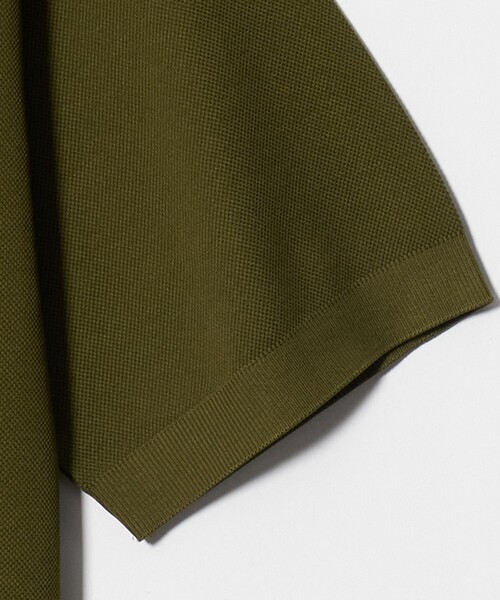 green label relaxing(グリーンレーベルリラクシング)の「ニットライク カノコ クルーネック 半袖 Tシャツ(Tシャツ/カットソー・メンズ・ライトグレー/オリーブ/ネイビー・XL/L/M/S)」の13枚目の写真