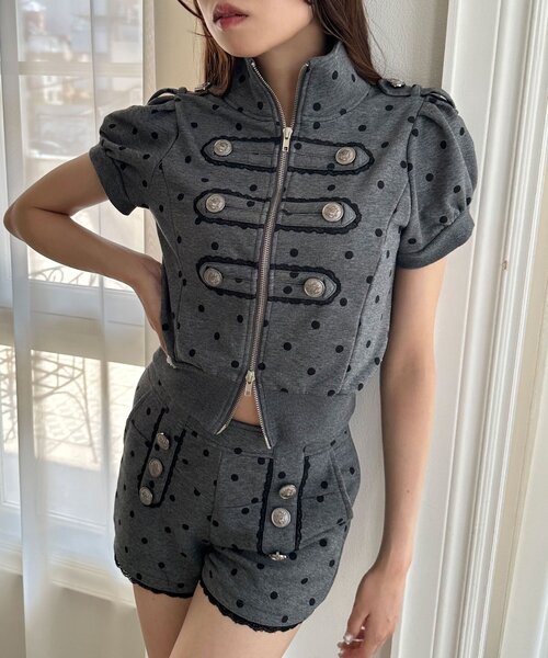 OLIVE des OLIVE（オリーブデオリーブ）の「ナポレオンショートパンツ（その他パンツ・レディース・ブラック/ドット・FREE）」の15枚目の写真