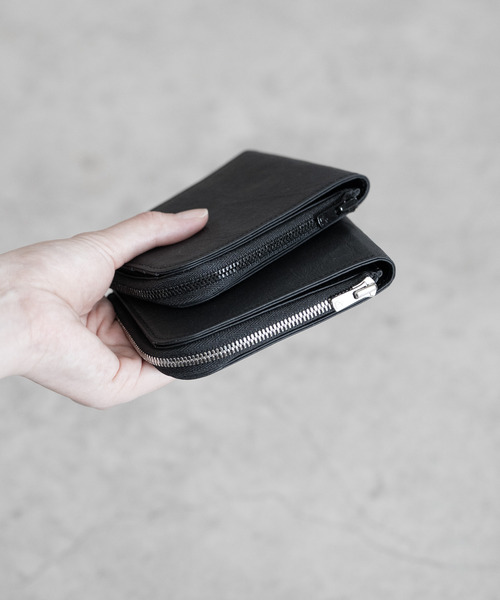 SENTI センティ / Dyneema Leather BIFOLD ZIP WALLET 超軽量